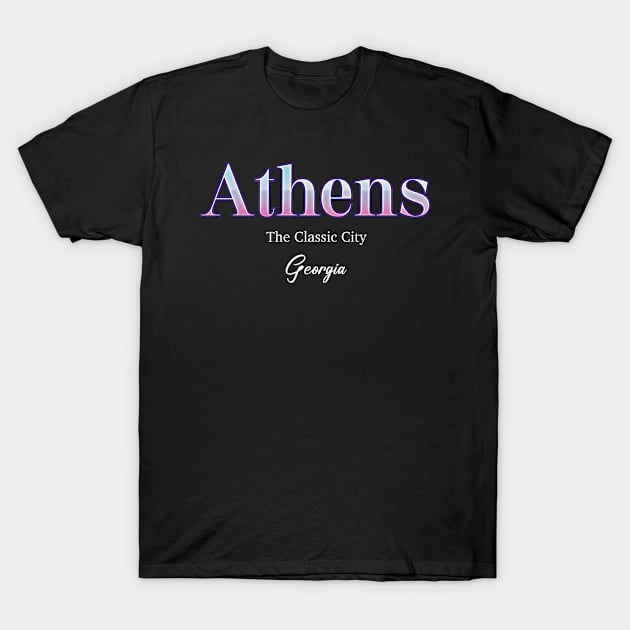 Athens The Classic City Georgia T-Shirt by Zaemooky